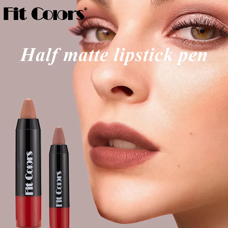 7 Colors Velvet Matte Lipsticks Pencil Non-stick Cup Waterproof Long Lasting Sexy Red Lip Stick Makeup Lip Tint Pen