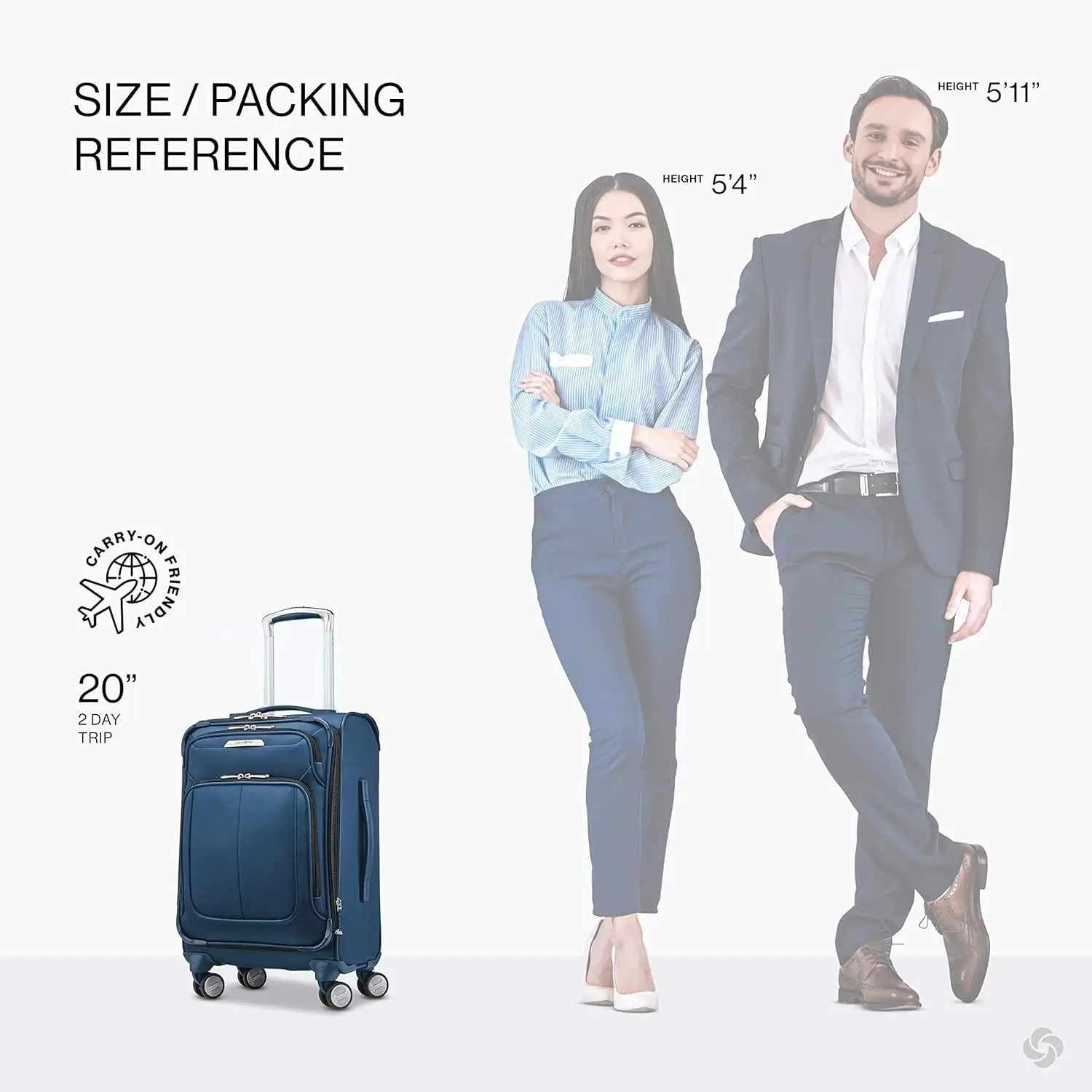 NEW Solyte DLX Softside Expandable Luggage with Spinner Wheels, Mediterranean Blue, Carry-On 20-Inch