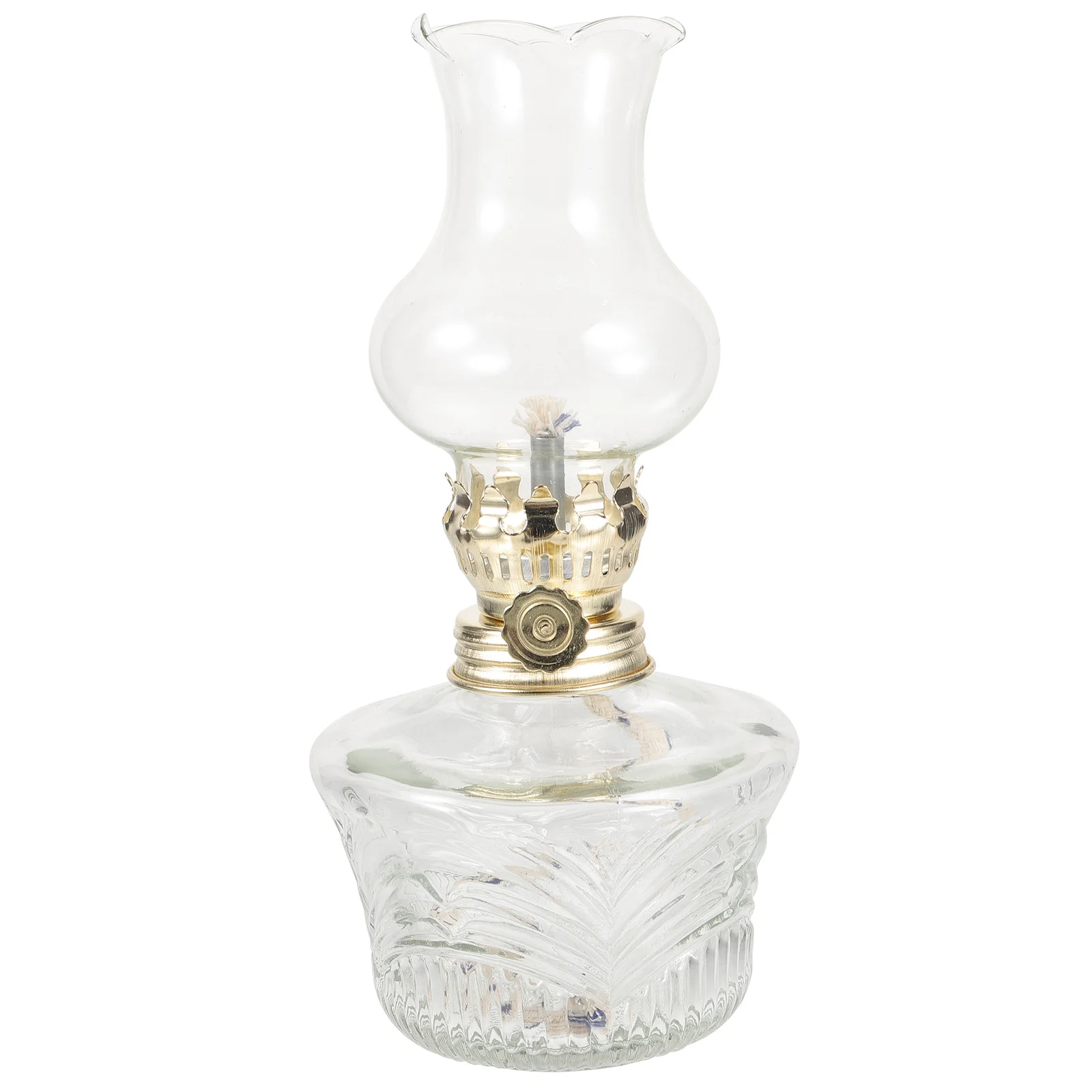 

Retro Glass Lamp Clear Oil Lantern for Household Emergency Lighting Vintage Style Light for Indoor Outdoor