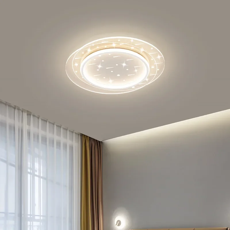 Nordic Originality Ceiling Light Modern Simplicity Dining Room Bedroom Led Meteor Ceiling Light Indoor Lighting Loftslampe FYCL