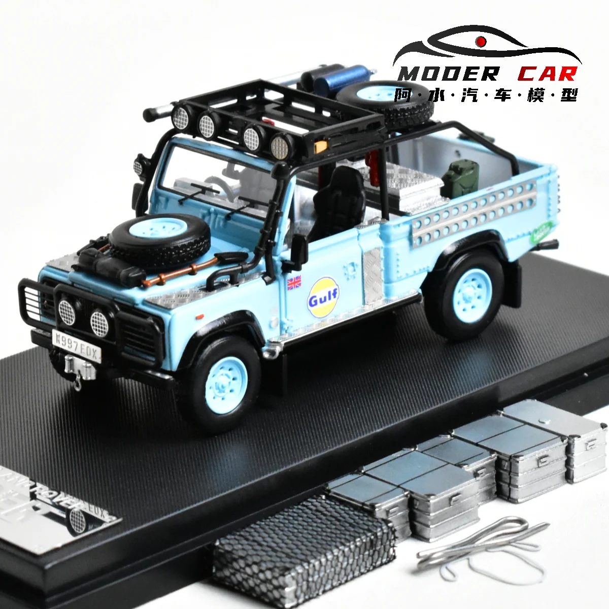 

SW 1:64 Defender Adults Hobby camel trophy Diecast Model Car