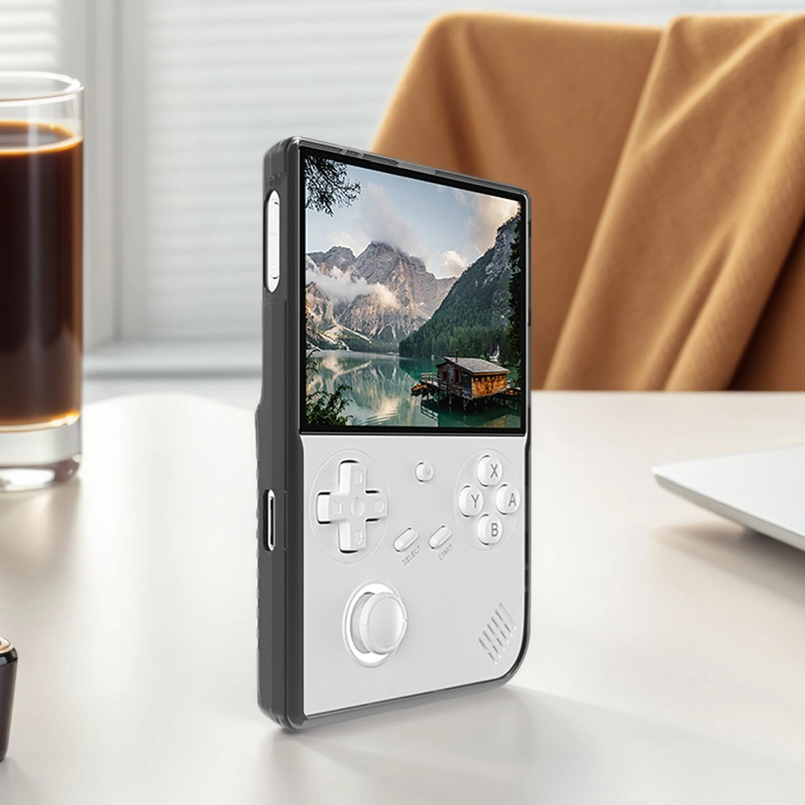 For ANBERNIC RG40XXV Protective Cover Shockproof Transparent Case Handheld Game Console Protector Shell Sleeve Game Accessories