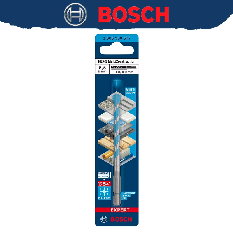 BOSCH EXPERT HEX-9 multifunctionele boor voor zachte betontegels Spiraalboor met hoge hardheid 2608900569 2608900574