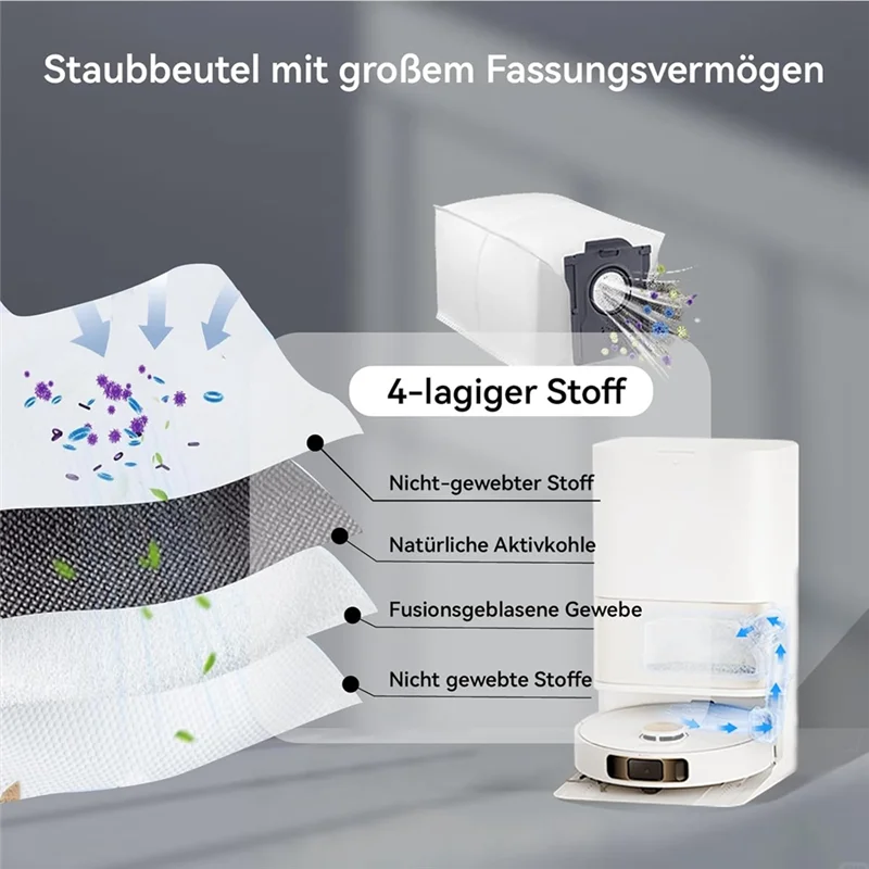 A7THK-For Dreame X40 Ultra Complete/X40 Master/L40 Ultra مكانس كهربائية فرشاة جانبية رئيسية أكياس غبار وسادات ممسحة ومرشحات Hepa #4