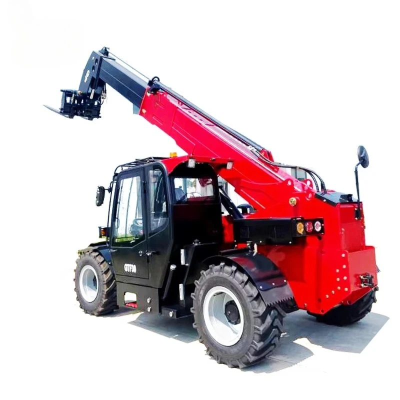 Customized Diesel Powered Pallet Truck 7M 14M 18M Telescopic Forklift Telehandler New Condition For Farm Industries