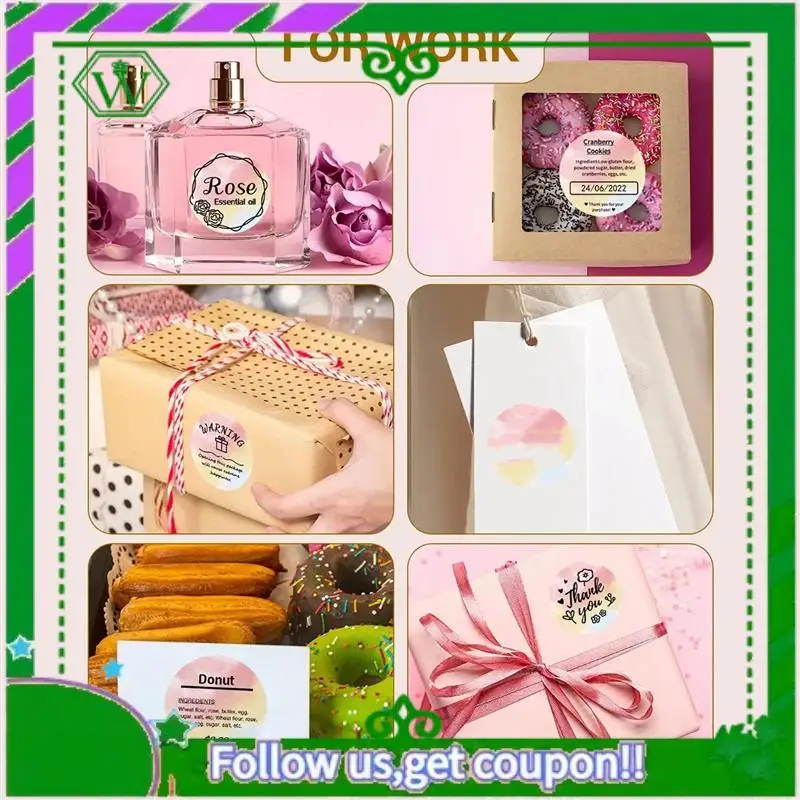 Betrouwbaar verzendlabel Printerlabel Sticker Rond label Vierkant label DIY-logoontwerp