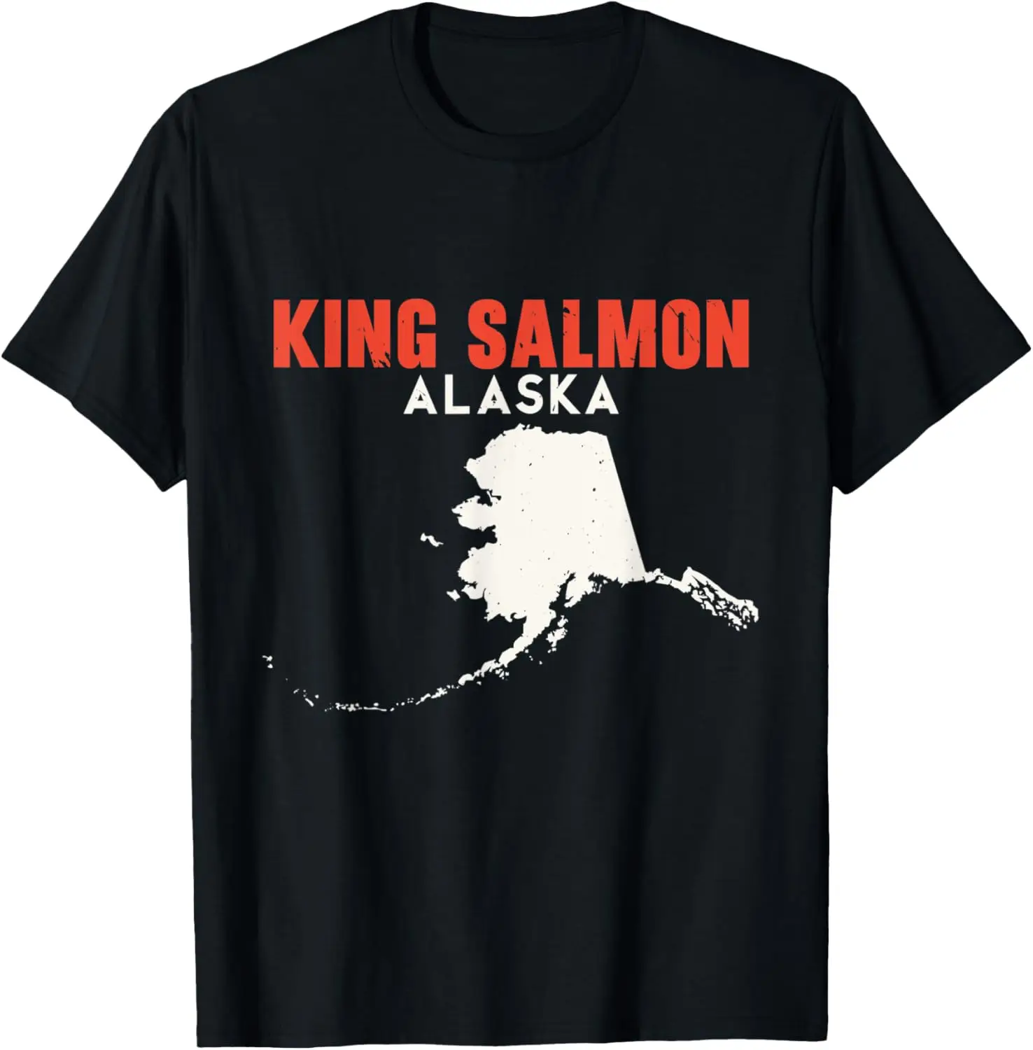 

New t-shirt - King Salmon Alaska USA State America Travel Alaskan T-Shirt
