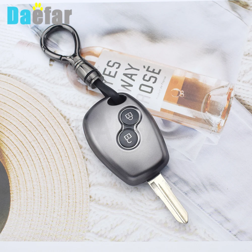 2 3 boutons coque en TPU pour Renault Dacia Modus Clio 3 Twingo Kangoo 2 coque de clé de voiture accessoires de couverture de télécommande