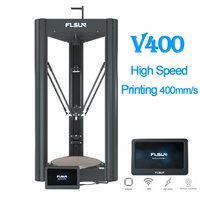 FLSUN V400 FDM 3D Printer Fast 400mm/s Printing Speed Auto Leveling with Full Metal Direct Drive Extruder 7in PAD Touch Screem