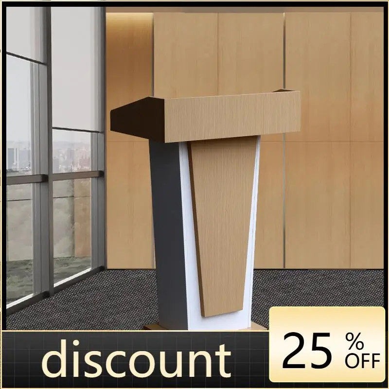LTT Simple Movable Lecture Desk Restaurant Reception Desk Conference Training Chair Speech Desk