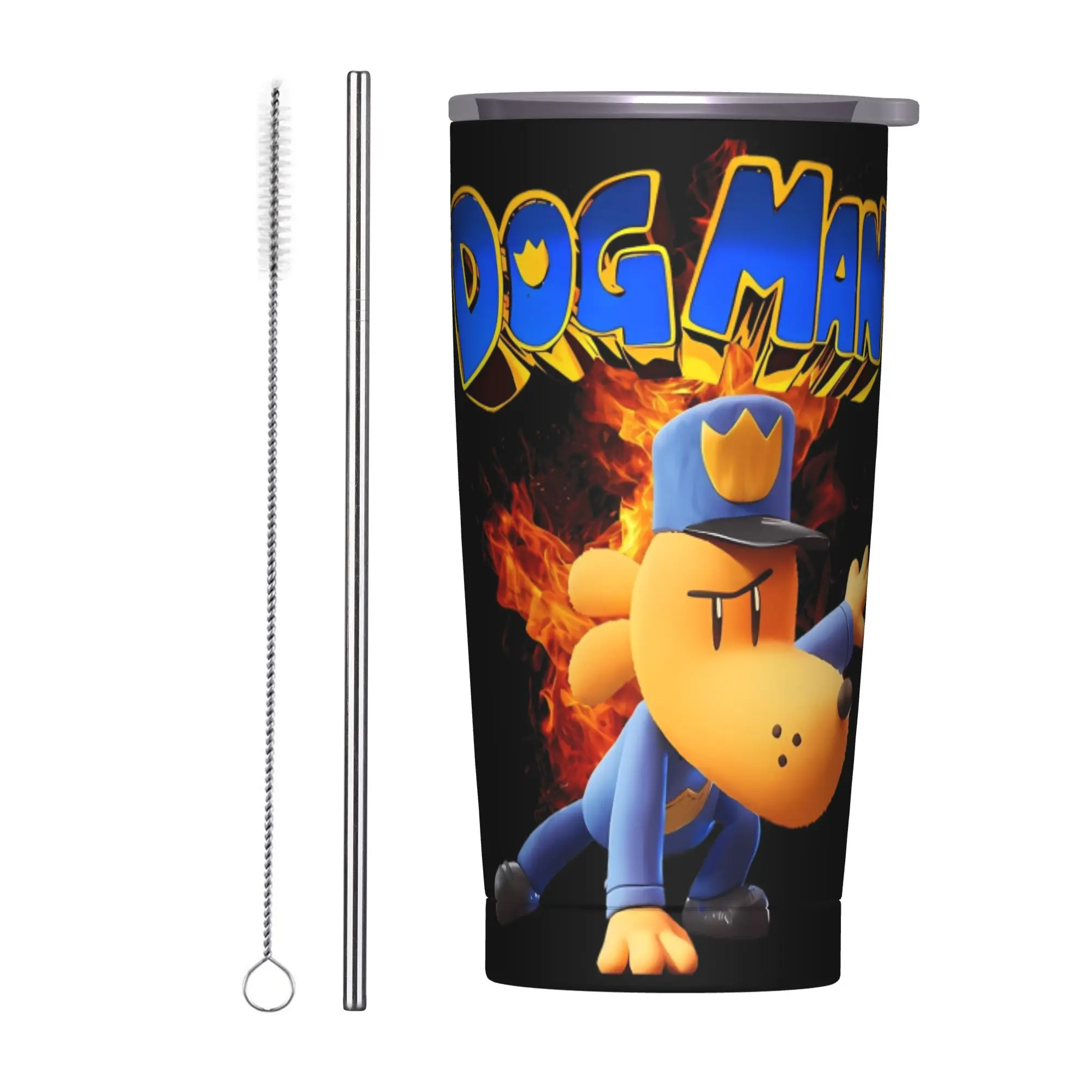 

Stainless Steel Tumbler Adventure Funny Movie Kid Thermal Cups Dog Man Heat Preservation Hot Drinks Mugs Cup Travel Water Bottle