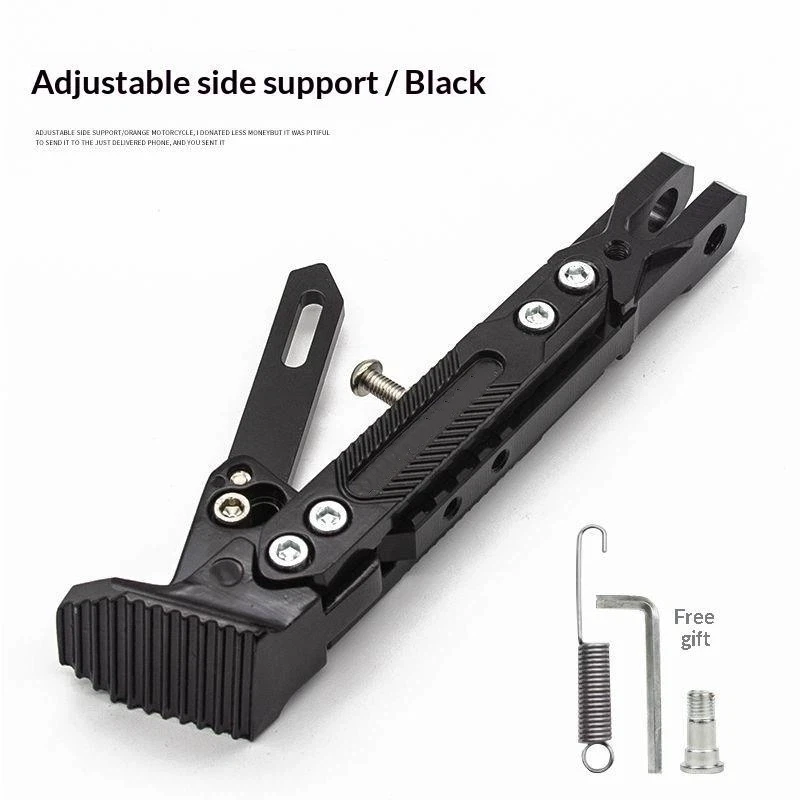 Universal Motorbike Kickstand Parking Kick Stand Bracket Foot Side Supportor Crutch Holder Motorcycle Dirt Bike Accessories 1PC