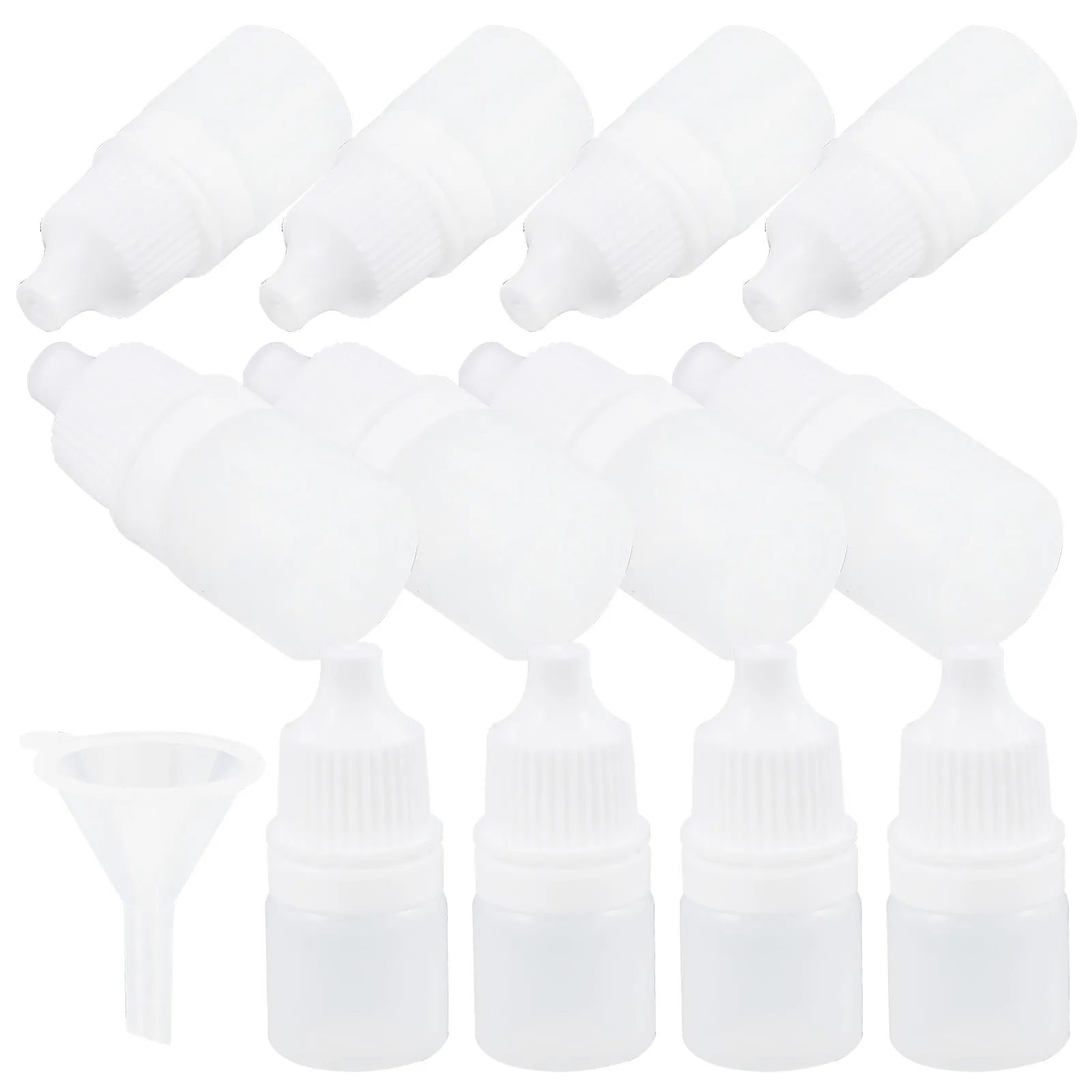 12 pz Bottiglie Contagocce 3 Ml Plastica Riutilizzabile Riutilizzabile Piccolo Contagocce Liquido Portatile Per Olio Essenziale Gocce Per Gli Occhi Pigmento Salino
