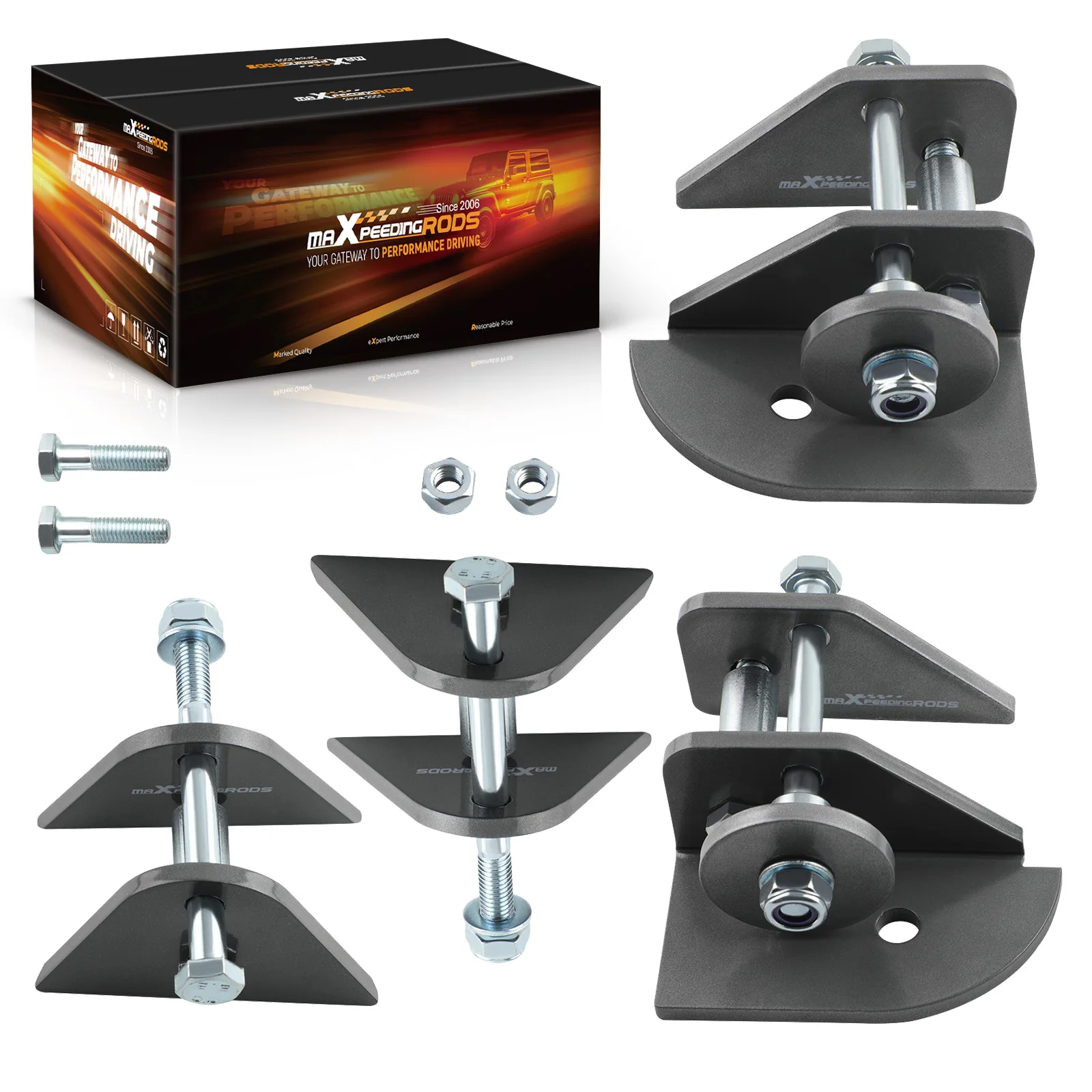 

2in Front Rear Leveling Lift Kit for Polaris RZR 570 2012-2022 Steel
