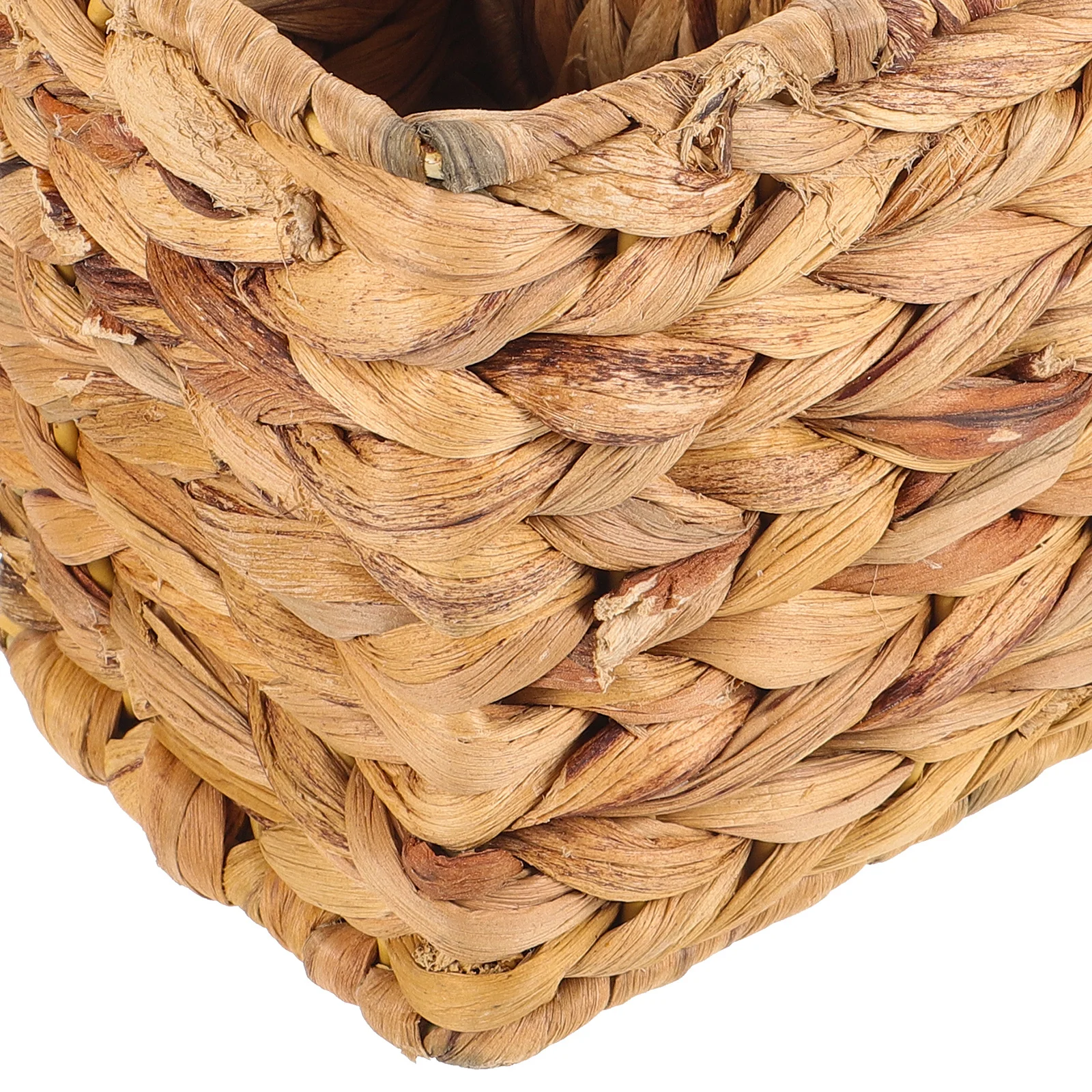 

Handwoven Storage Basket Woven Organizer for Toilet Tank Bathroom Kitchen Desktop Sundries Container Storage Box