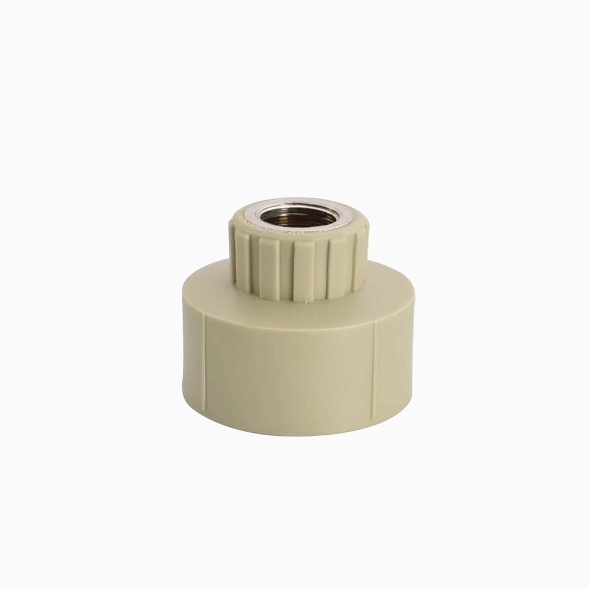 Grey PPR 20/25/32/40/50/63/75 Joint Brass Inner Thread Direct Pipe Fitting