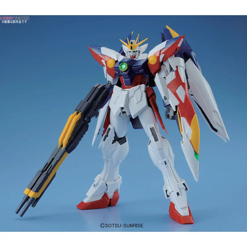 BANDAI Asa Gundam Proto Zero EW Ver. MG 1/100 XXXG-00W0 EW Edition Kit de modelo padrão Montagem Strike Freedom Unicorn Original