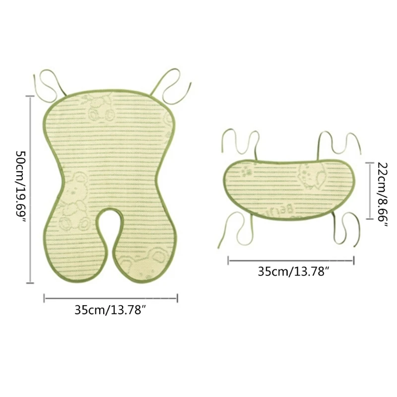 Летняя охлаждающая подставка для коляски, сетчатый коврик для детской тележки, подушка для сиденья, мягкий коврик для тележки