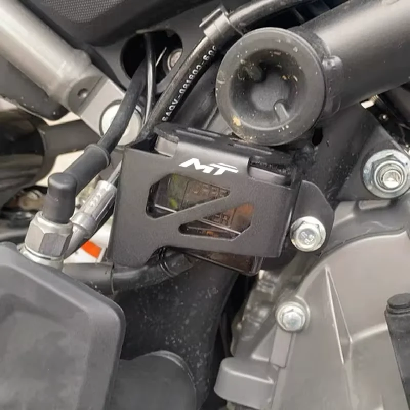 Per CFMOTO 450MT MT450 CLC450 450CLC MT 450 CF MOTO Accessori Moto CNC Freno Posteriore Serbatoio Fluido Copertura Della Protezione di Protezione