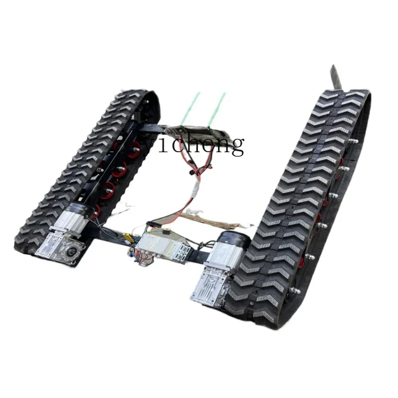 

ZF dual motor crawler chassis walking assembly modified remote control agricultural all-terrain