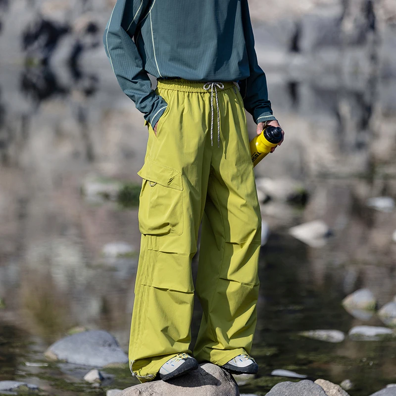 

Women Trousers Men Waterproof Quick Dry Sport Loose Casual Track Outdoor Lightweight Hiking Cargo Pant Joggers Sweatpants