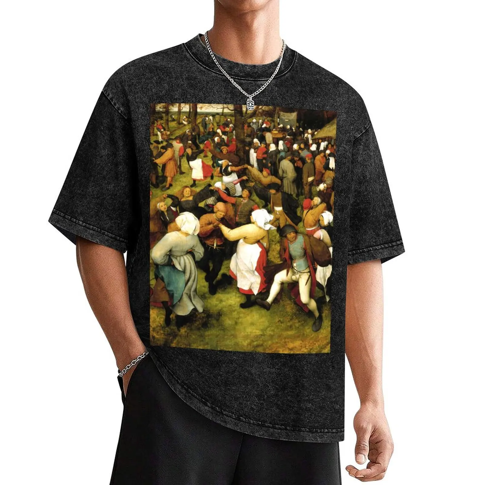 The Wedding Dance_Pieter Bruegel the Elder Flemish painter (1526–1569) T-Shirt tees for a boy Louboutins men clothes