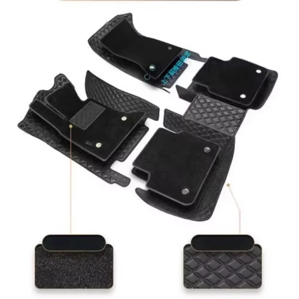 

For KIA Borrego Mohave Auto Carpets Double Layer Custom Car Floor Mats Foot Coche Accessories Floor Liners