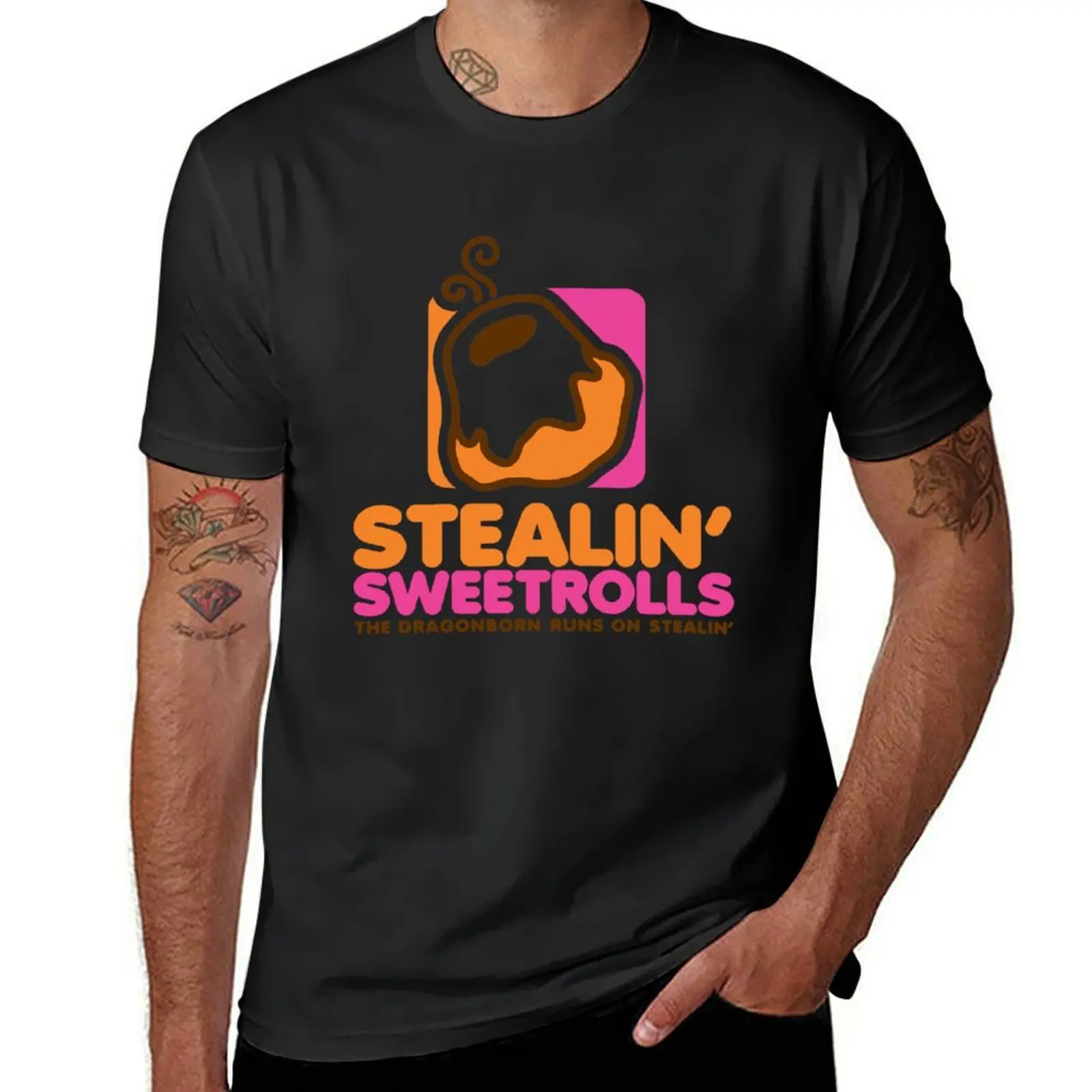 Stealing Sweetrolls T-Shirt summer top plus size tops mens t shirt graphic