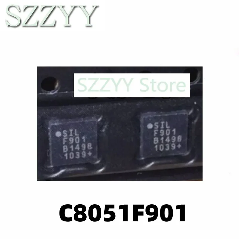 5PCS  C8051F901-GMR C8051F901 SIL F901 microcontroller chip QFN-24