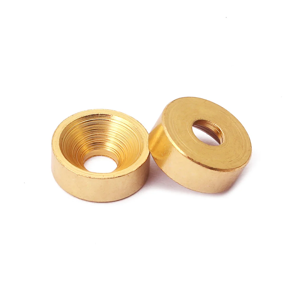

4Pcs Guitar Neck Joint Bushing Bolt Strict Quality Inspection Easy Use Electric Bass Gv03 Golden Guitar Neck Joint Bushing
