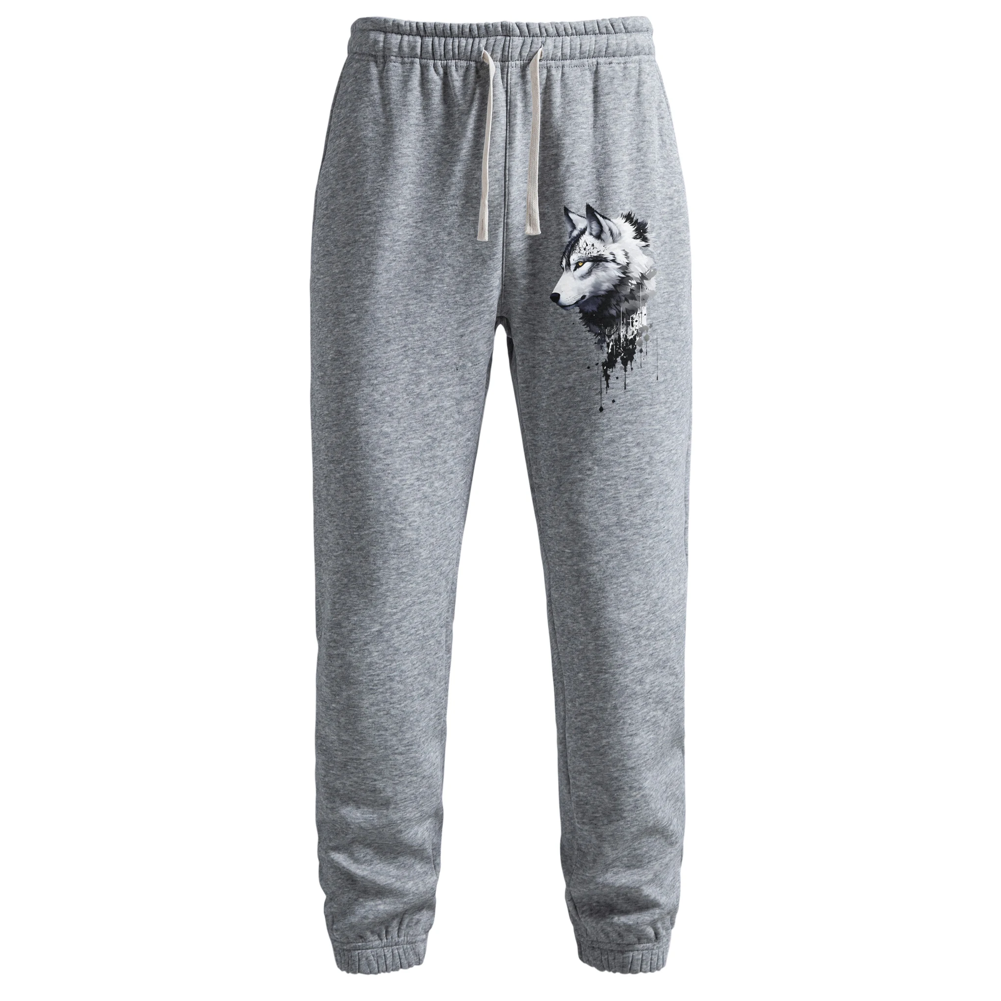 

Men's Fashion Casual Pants Spring and Autumn Outdoor Sports Thick Casual Pants Solid Color Printed Casual Pants