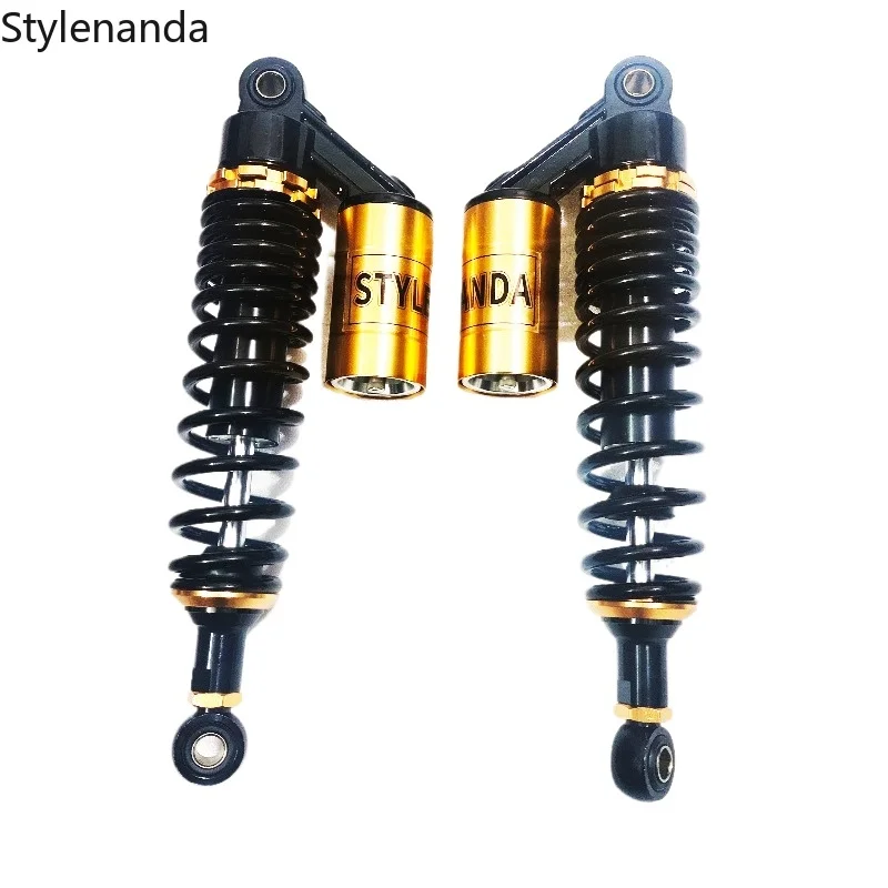 Universal Motorcycle Shock Absorber Rear Suspension 320mm-360mm 7mm Spring Fit Honda Yamaha Suzuki Kawasaki Bikes