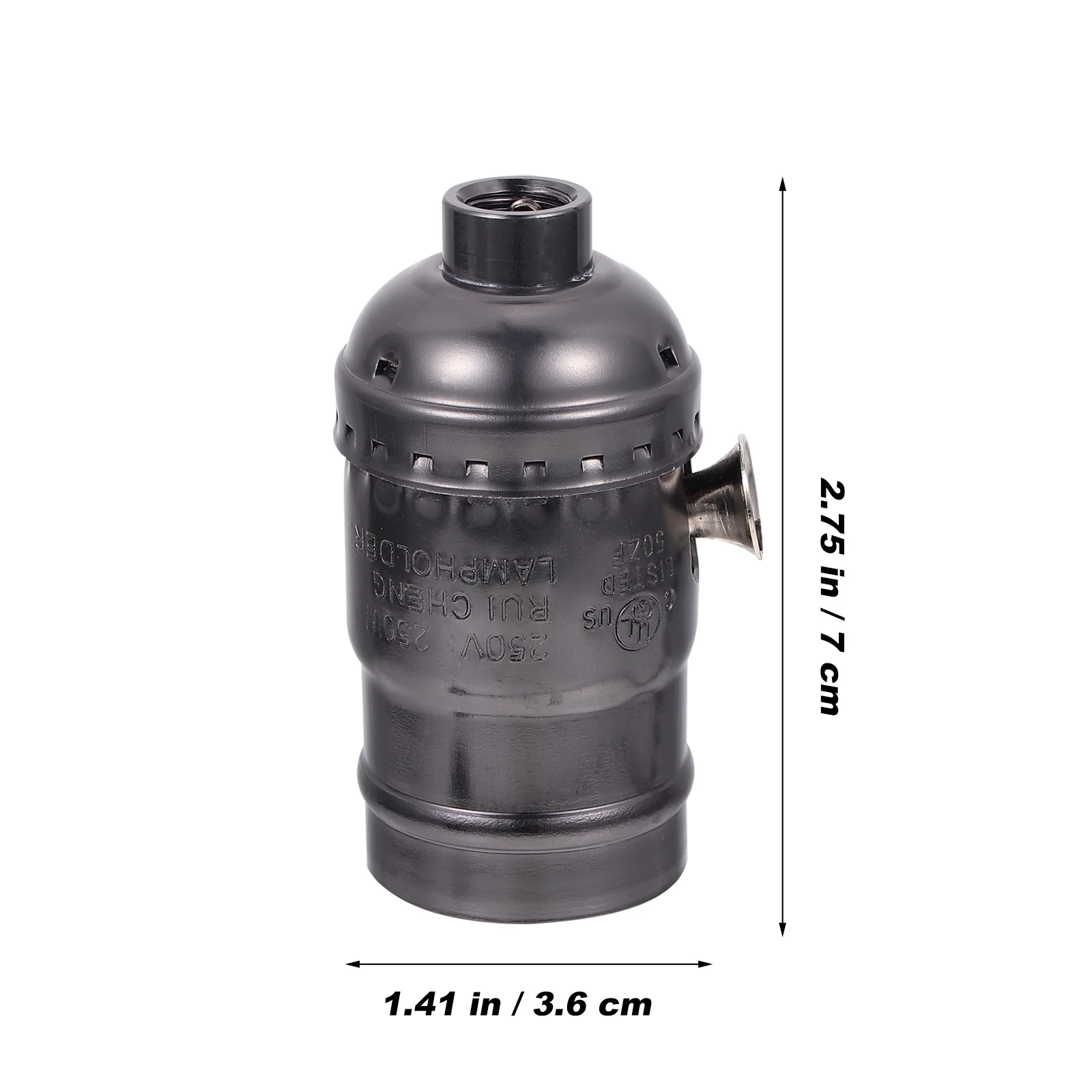 E27 حامل مصباح ألومنيوم ريترو خمر نمط مقبس الإضاءة سهلة التجميع لغرفة الطعام ديكور المنزل E27 حامل مصباح #4