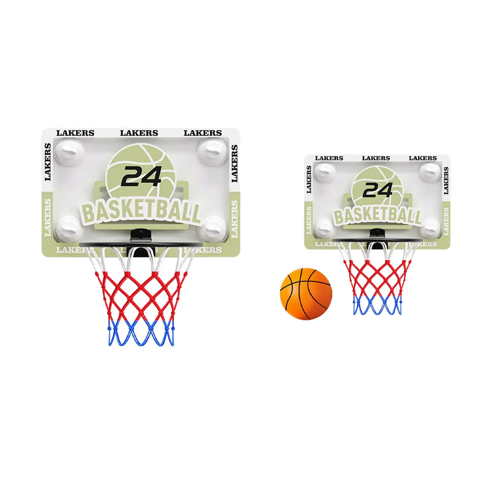 Basketball Hoop Suction Cup Foldable Easy Installation Backboard Games Wall