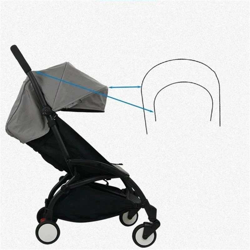 

M76C Pram Top Stents Support Bracket Baby Cart Guard Stand for Yoyo Yoya