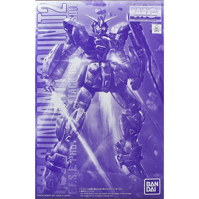 Bandai Original MG 1/100 Gundam F90 Unit 2 N Type F90II Intercept Mars Independent Guard Action Figures Assembly Model Kit Toys