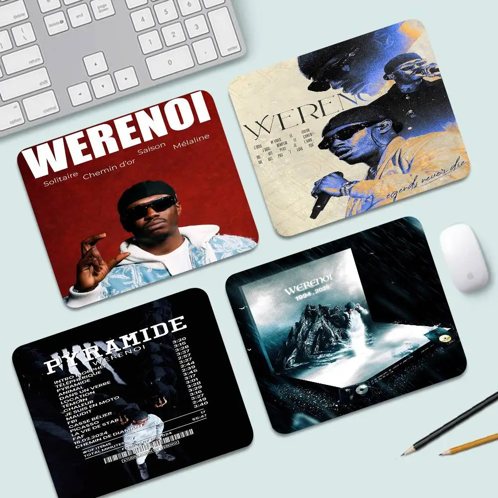 W-Werenoi Pyramide Singer Album Game Small Mousepad Computer Desk Mat Table Keyboard Pad Laptop Cushion Non-slip Deskpad