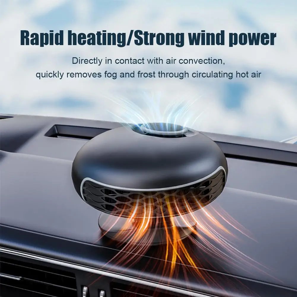 2 IN 1 Car Heater 12V 150W Auto Windshield Defroster Defogging Demister Electric Cooling Heating Portable Car Heater Fan