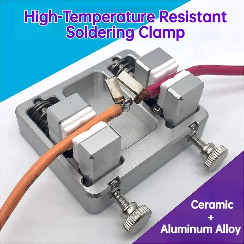 배선용 와이어 클램프 다기능 용접 고정 장치 납땜 도구 배선 고정 장치 와이어 클램프 용접 알루미늄 합금 + 세라믹