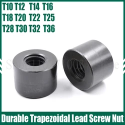 1PCS T10 T12 T14 T16 T18 T20 T22 T25 T28 T30 T32 T36 Lead Screw Nut Trapezoidal Lead Screw Nuts For CNC