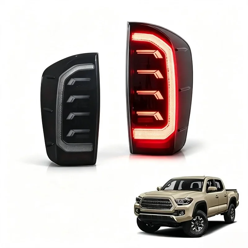 Custom and Wholesale LED Taillights ABS for Toyota Tacoma 2016-2023 Taillights
