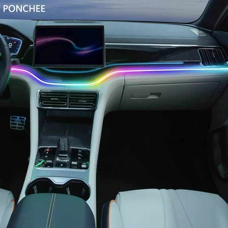

Ambient Light Central Control LED 64-color Ambient Light for BYD Seal U Song Plus Dm-i Ev 2023-2024 Automobile Supplies