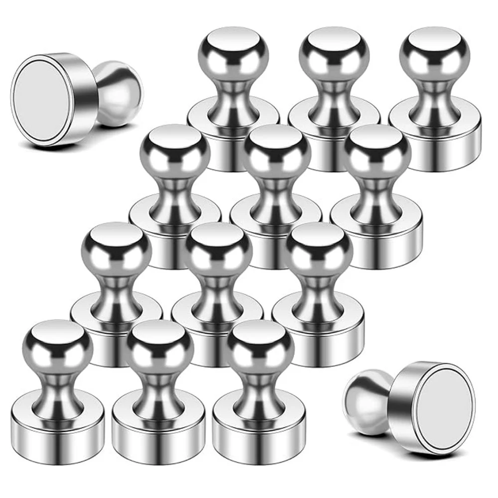 10 Pcs Neodymium Magnet Thumbtacks Can Teaching Painting Hanging Item Strong Small Round Magnetic pins Super Powerful