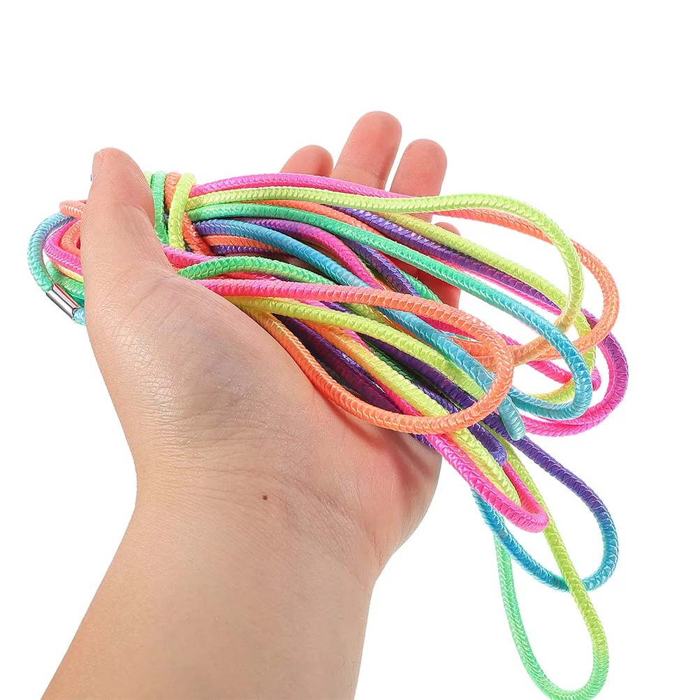 Jump Rope for Elastic Rubber Skipping Rope Outdoor Indoor Use Fitness Exercise Coordination Training Elementary Students