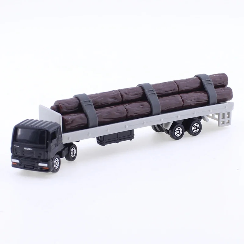 Takara Tomie Lang Type Tomica No.125 Isuzu Giga Hout Transporter Legering Motorvoertuig Diecast Metalen Model Kids Speelgoed Jongens