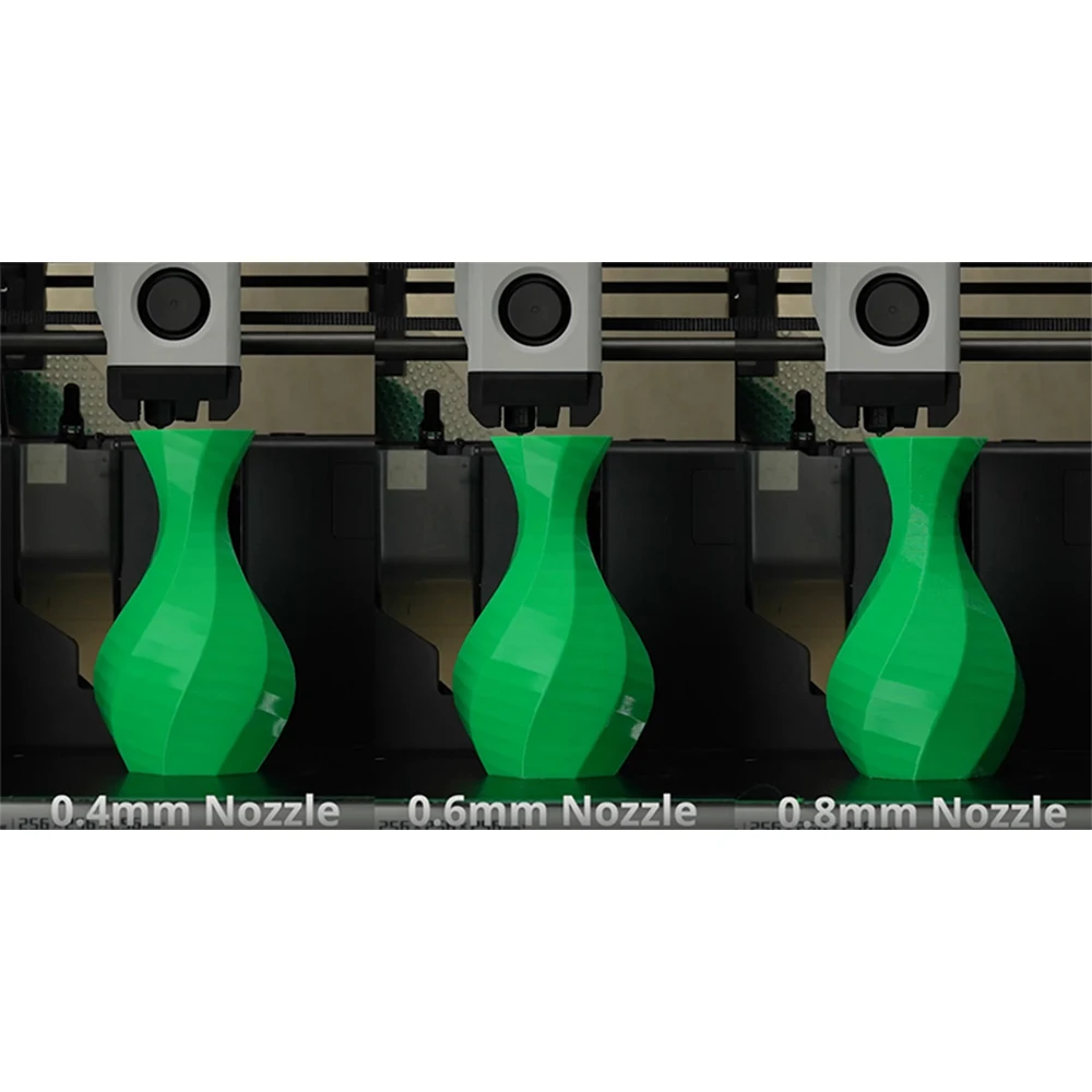 فوهة Hotend قابلة للاستبدال لـ Bambu Lab H2D/H2S Hotend فولاذ مقوى 0.2/0.4/0.6/0.8 مللي متر Hotend لليزر H2D لأجزاء Bambu H2D #5