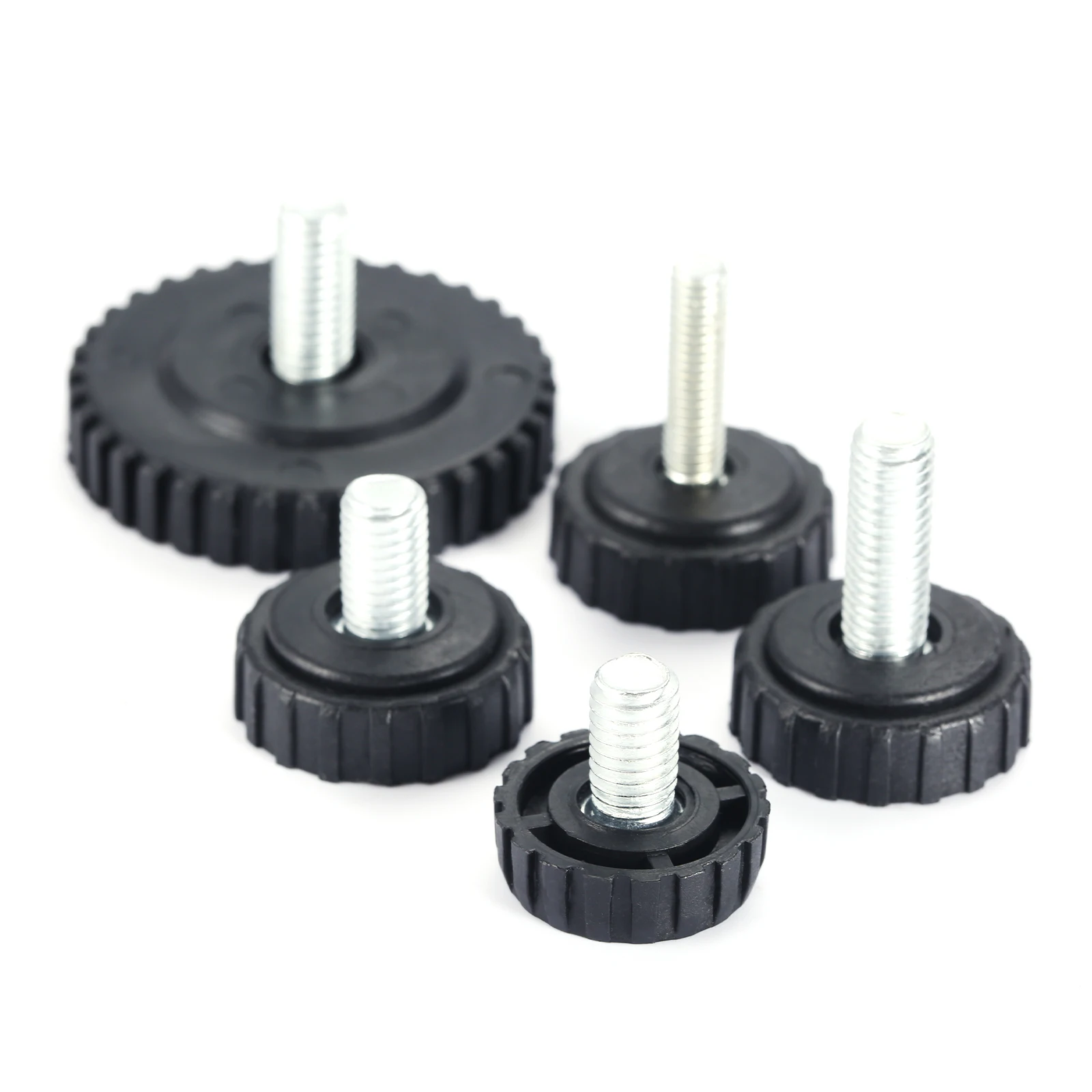 10/5pcs Adjustable Furniture Feet Leveling Pad Screw M6/M8 Floor Protector Table Leg Bolt Chair Pad Cabinet Glide Dia 24-50mm