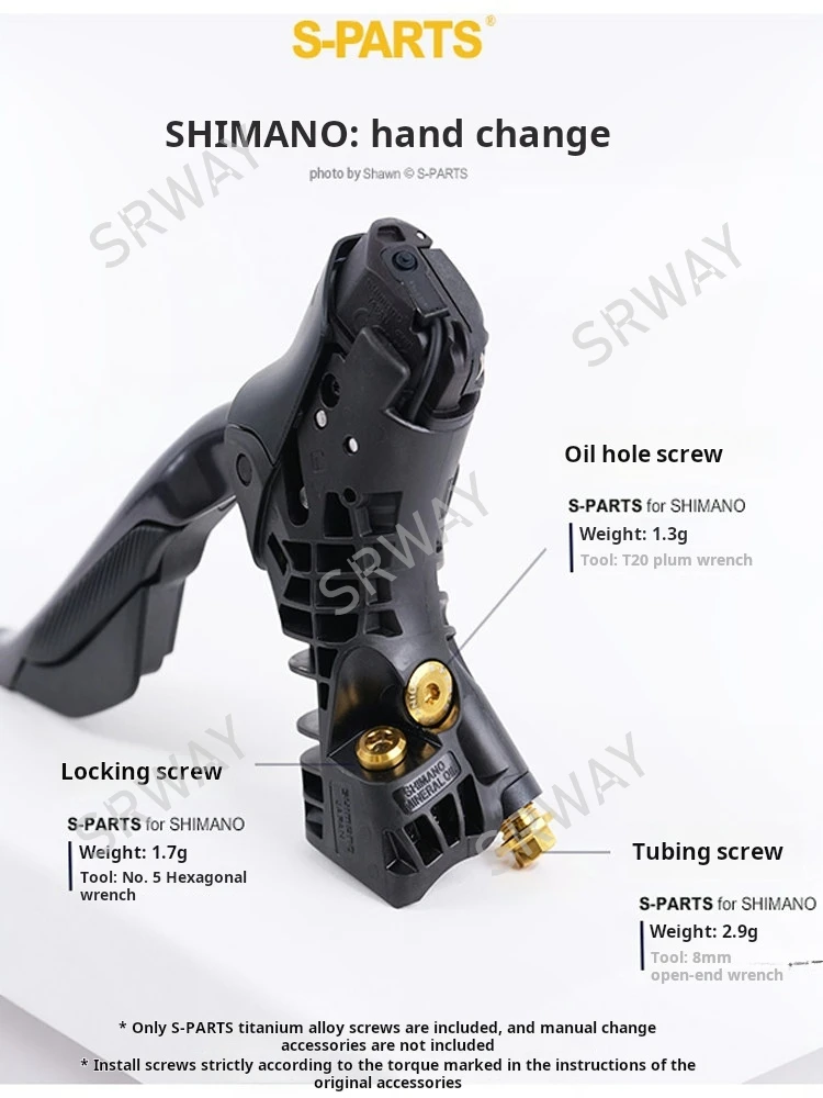 16 قطعة S-PARTS التيتانيوم التحول derailleur مسامير البراغي ل Shimano R9250 R8150/8050 الطريق دراجة ترقيات