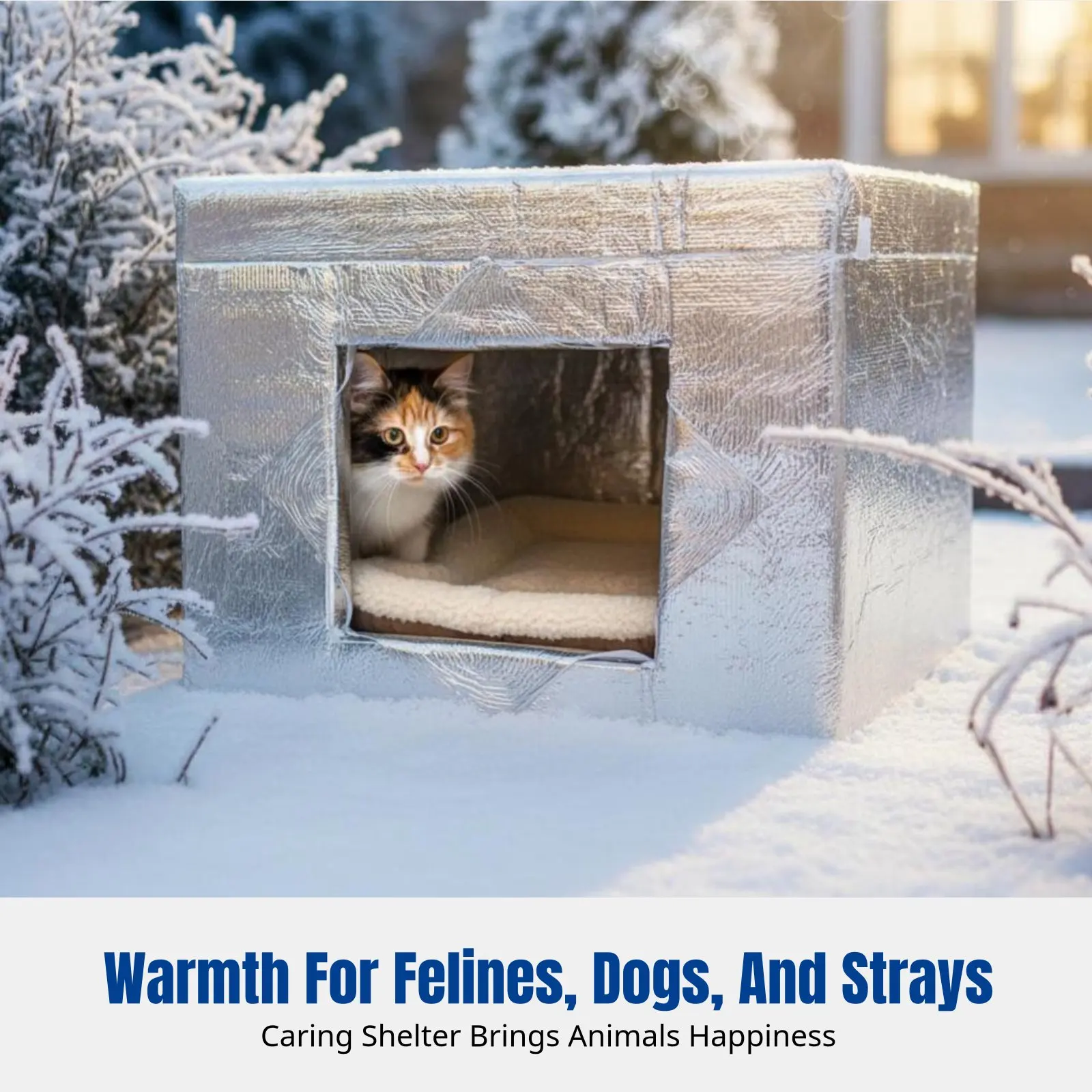 DIY Insulated Foam Box Cat House