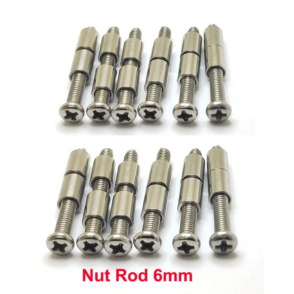 

12 Set/bag Nut Rod 6mm or 8mm x 35mm SCREW Stainless Steel LOVELESS Corby BOLTS